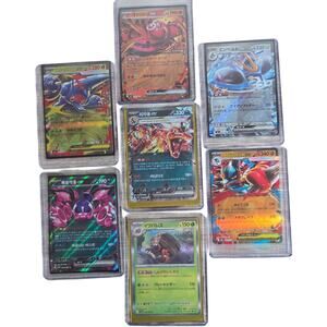 Pokemon Korean & Japanese TCG EX Holo Lot Of 7 In Top Loaders NM